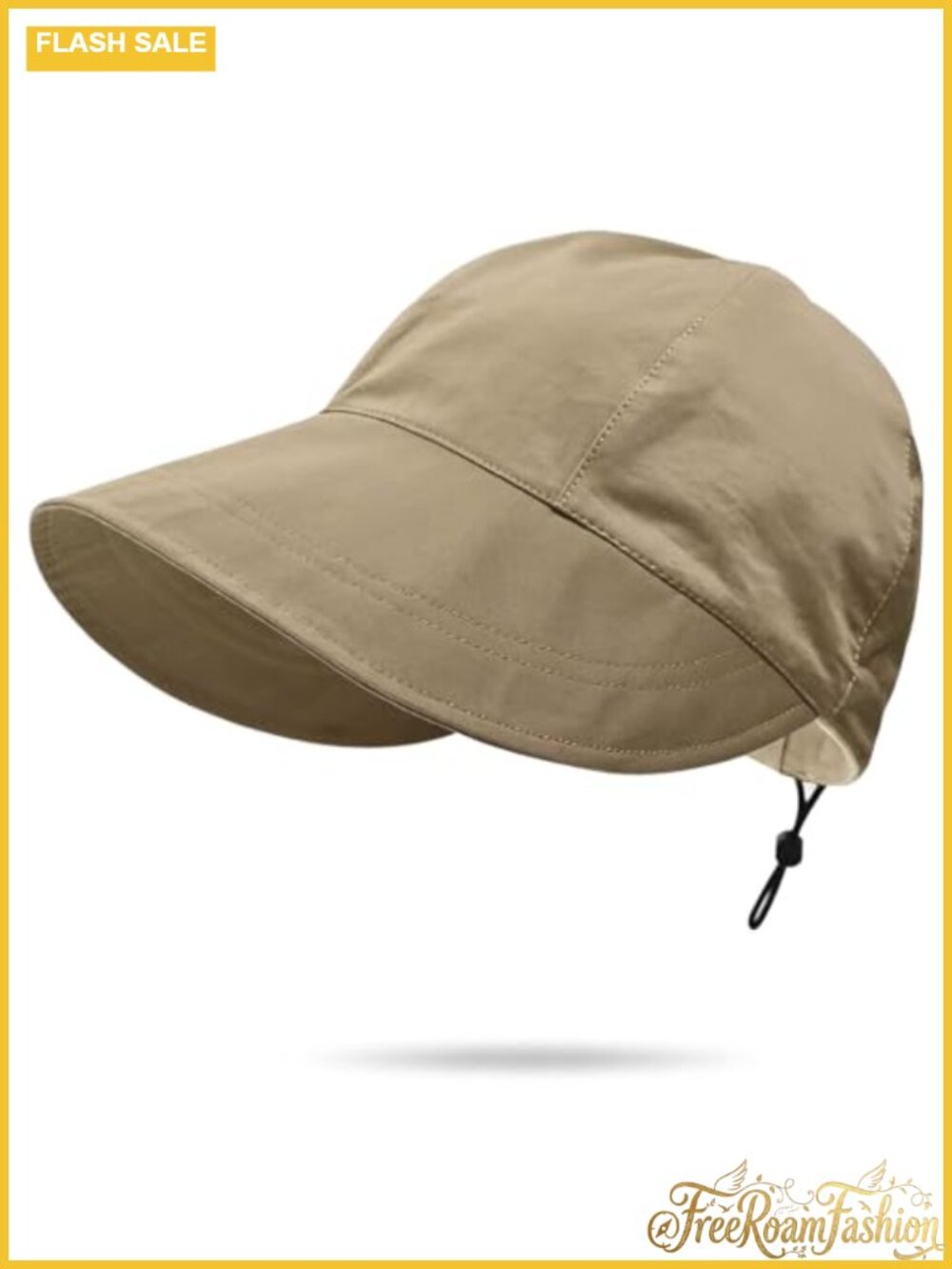 UPF 50+ Wide Brim Sun Hat Foldable Adjustable Fishing Hiking
